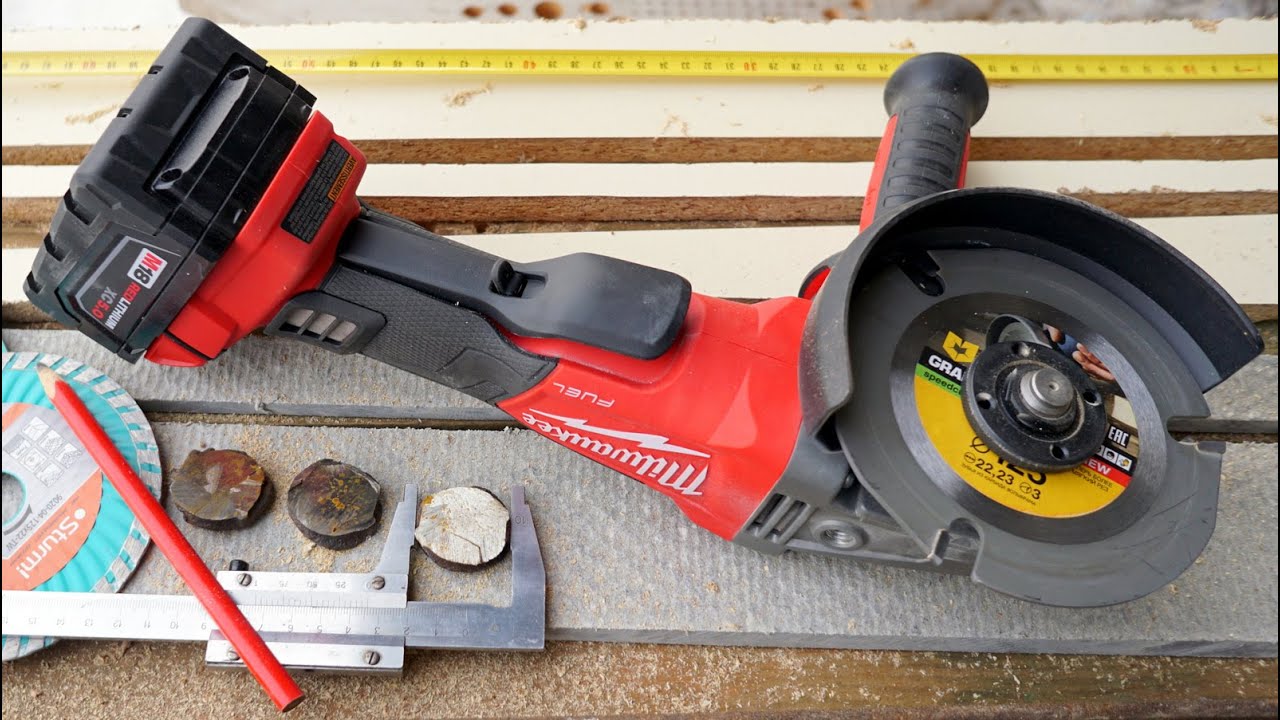 Крутая аккумуляторная болгарка Milwaukee 2780 в сравнении с дешевой УШМ Аккумастер.