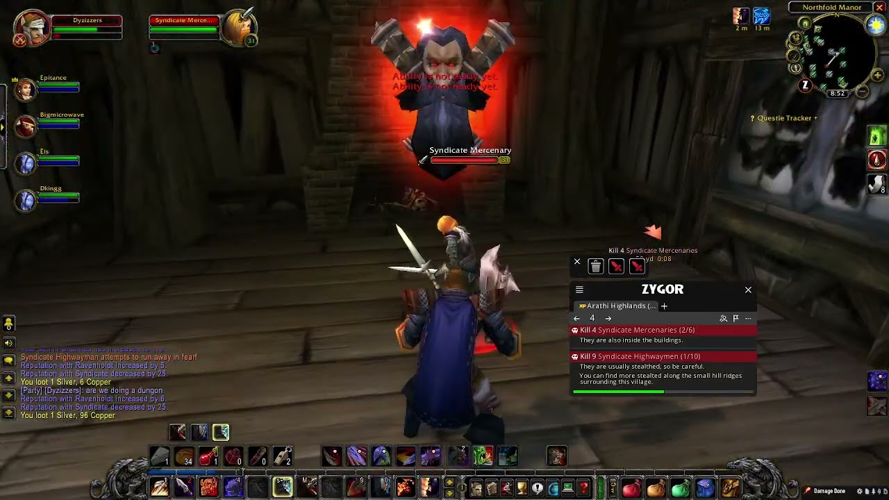 lvl 36 tbc fury warrior dps, scarlet monastery cathedral dyzizzers