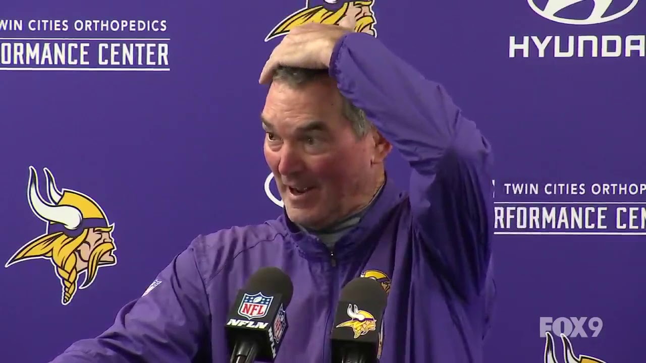 Vikings head coach Mike Zimmer addresses release of kicker Daniel Carlson