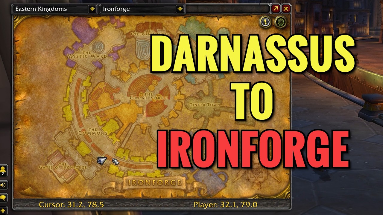 How To Get To Ironforge From Darnassus (WoW Classic)
