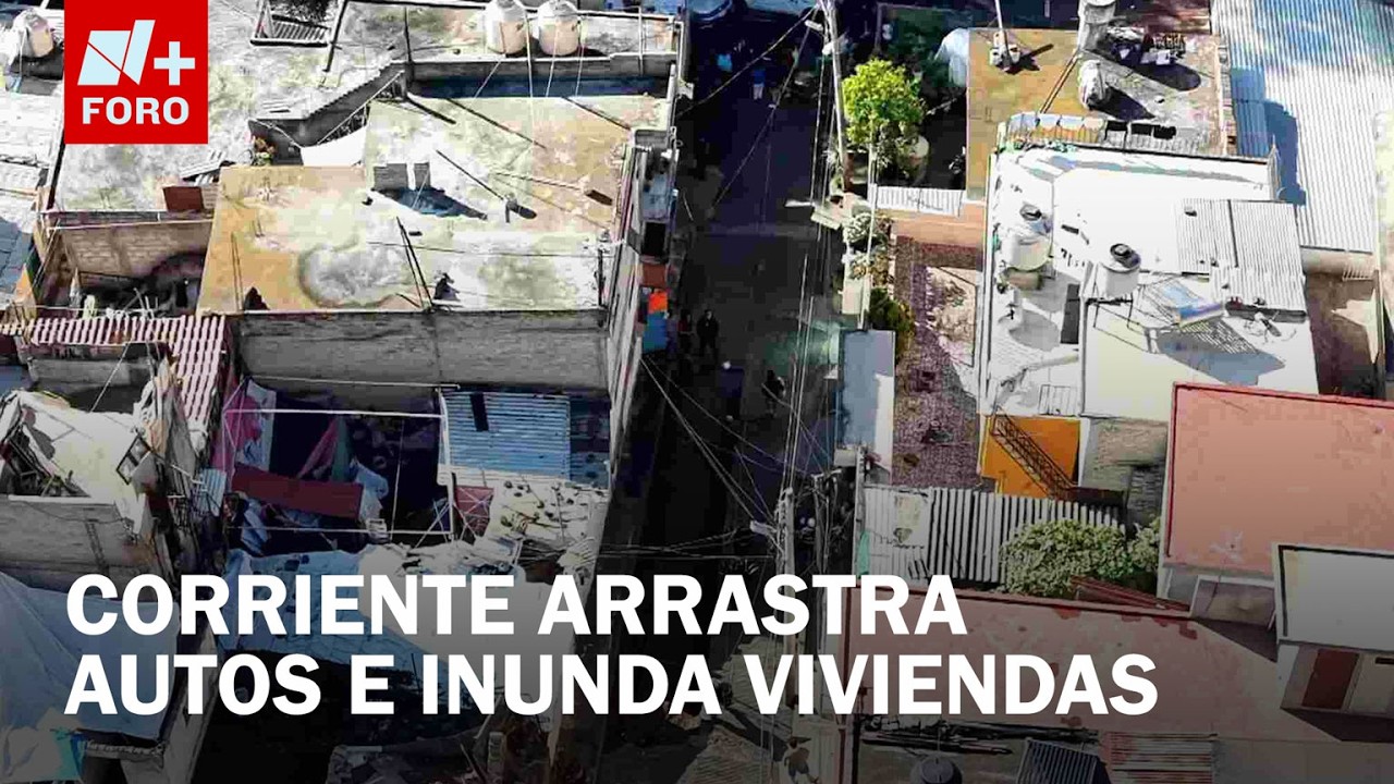Mega fuga de agua inunda casas y arrastra carros en &Aacute;lvaro Obreg&oacute;n, CDMX - Expreso de la Ma&ntilde;ana