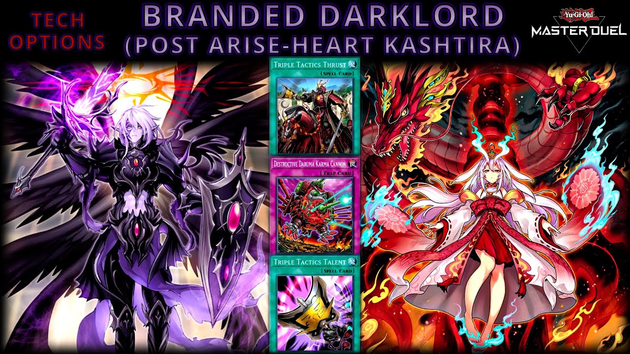 Branded Darklord (Post Kashtira Arise Heart )Tech Options | Decklist Testing | Yu-Gi-Oh! Master Duel