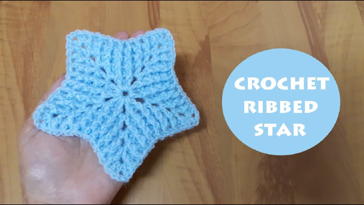 How to crochet a ribbed star? | Crochet With Samra