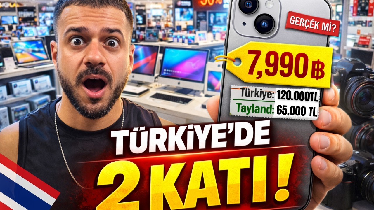 TAYLAND'DA TELEFONLAR ÇOK UCUZ! | Tatil Bedavaya Geliyor 🇹🇭