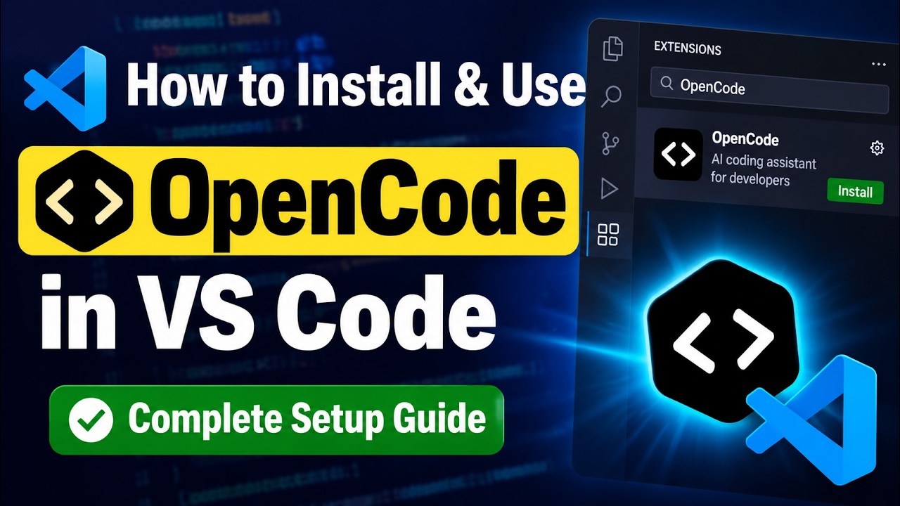 Как установить и использовать OpenCode в VS Code (Полное руководство по настройке)
