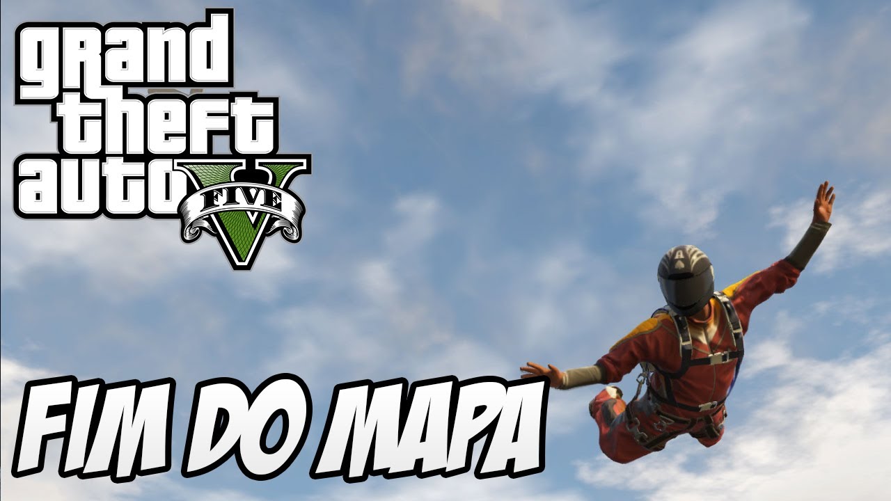 GTA V : O que tem no fim do mapa Versão Aérea