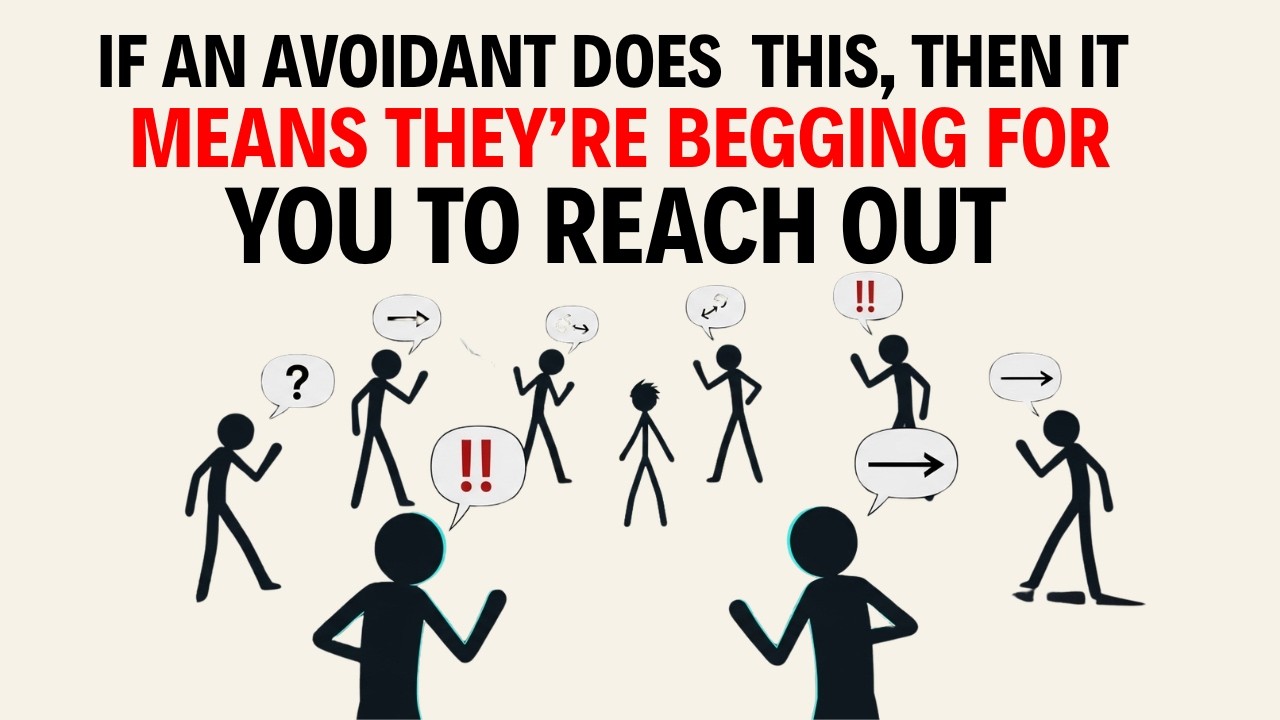 If an Avoidant Does THIS, then it Means They’re begging for You to Reach Out || Avoidants Advice