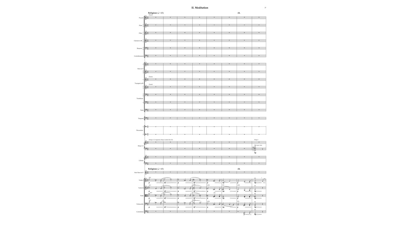Concerto for Horn and Orchestra (2023) - Winner of the IHS Composition Contest, Virtuoso Division
