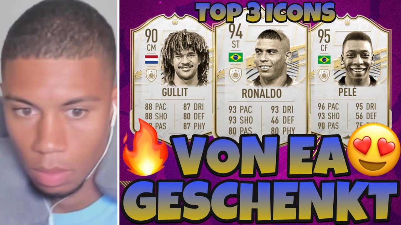 SIDNEY BEKOMMT DIE 3 BESTEN FIFA 21 ICONS VON EA GESCHENKT😍 + Anweisungen & Taktiken🔥 | SIDNEYEWEKA