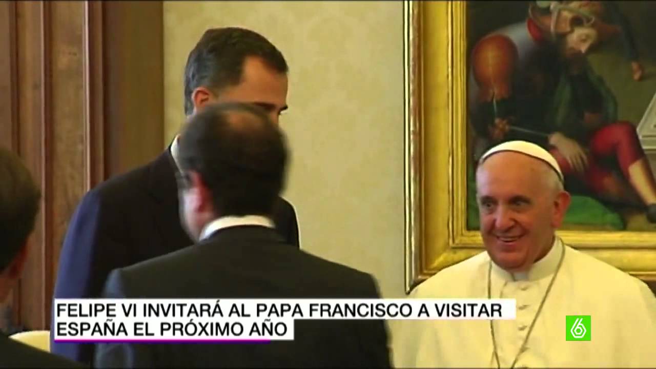 Felipe VI se reúne con el papa en el Vaticano y le invita a visitar España pronto