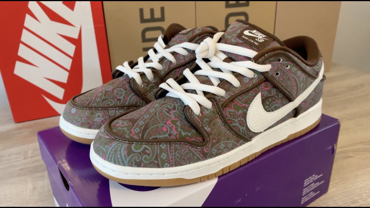 Nike Dunk Low Paisley Unboxing And Review