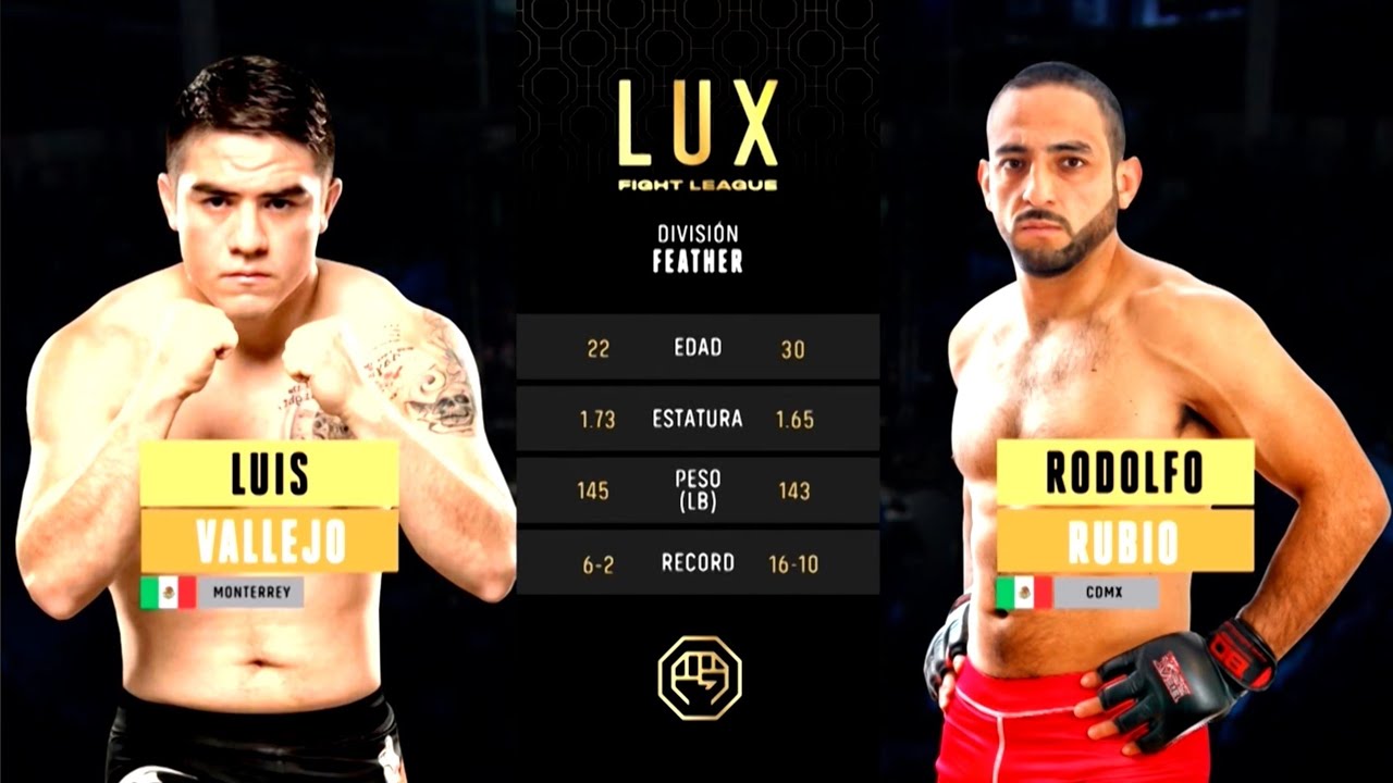 Luis Vallejo pasa por encima con TKO fulminante ante Rodolfo 