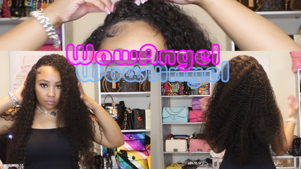 Curly Flip Over Ft. WOWANGEL Best HD Lace wig seller on AliExpress