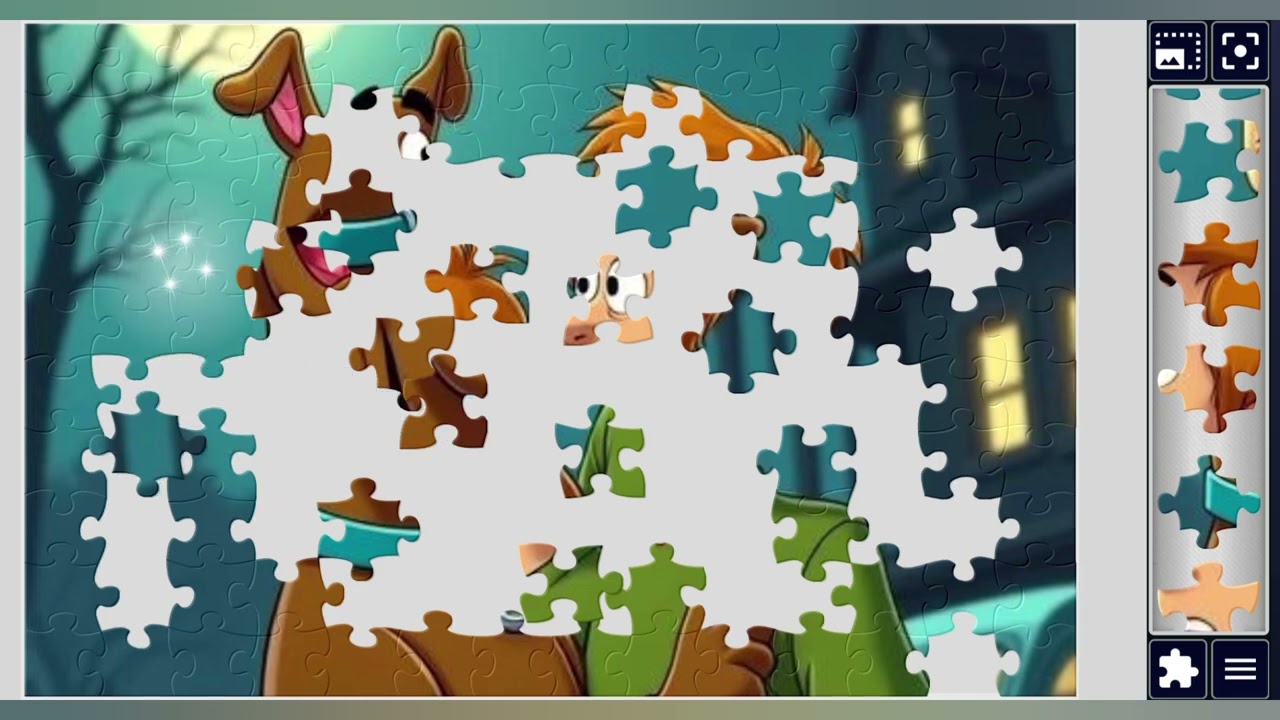 Shaggy & Scooby's Spooky Surprise🧍‍♂️🐕🌈✨️🪄//Jigsaw puzzles🧩//jigsaw puzzles journey🧩//puzzlesArt🧩//
