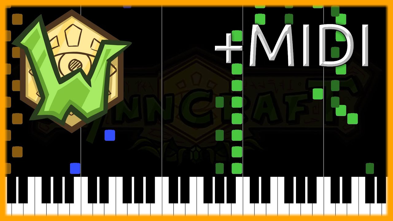 [016] Adventure (Emerald Trail) Piano Tutorial + MIDI [Wynncraft]