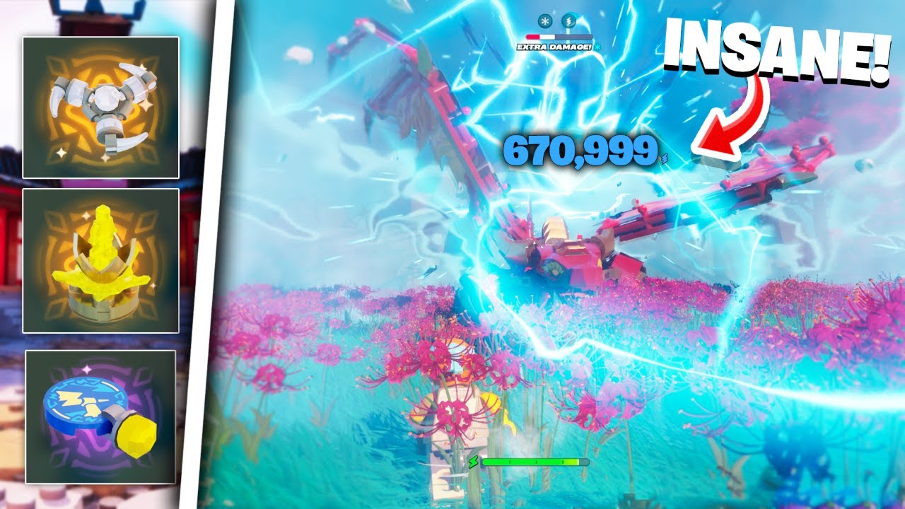 Новое ЛУЧШЕЕ оружие NINJAGO в LEGO Fortnite Odyssey! (ПРОСТО БЕЗУМНО!)