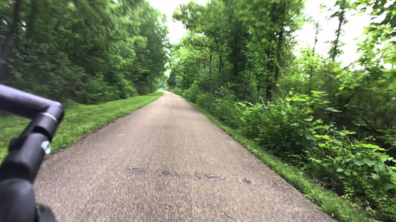 Cycling the Ohio to Erie Trail Day 1 Time Lapse at 24x Speed