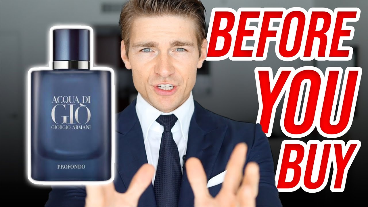 BEFORE YOU BUY - Acqua di Gio PROFONDO Jeremy Fragrance