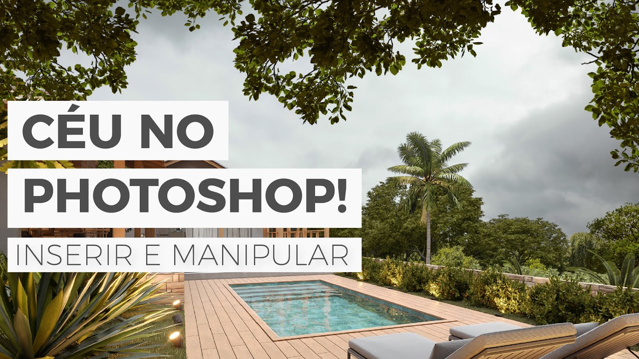 Como Colocar CÉU no RENDER pelo Photoshop | E Dicas EXTRA de Pós Produção