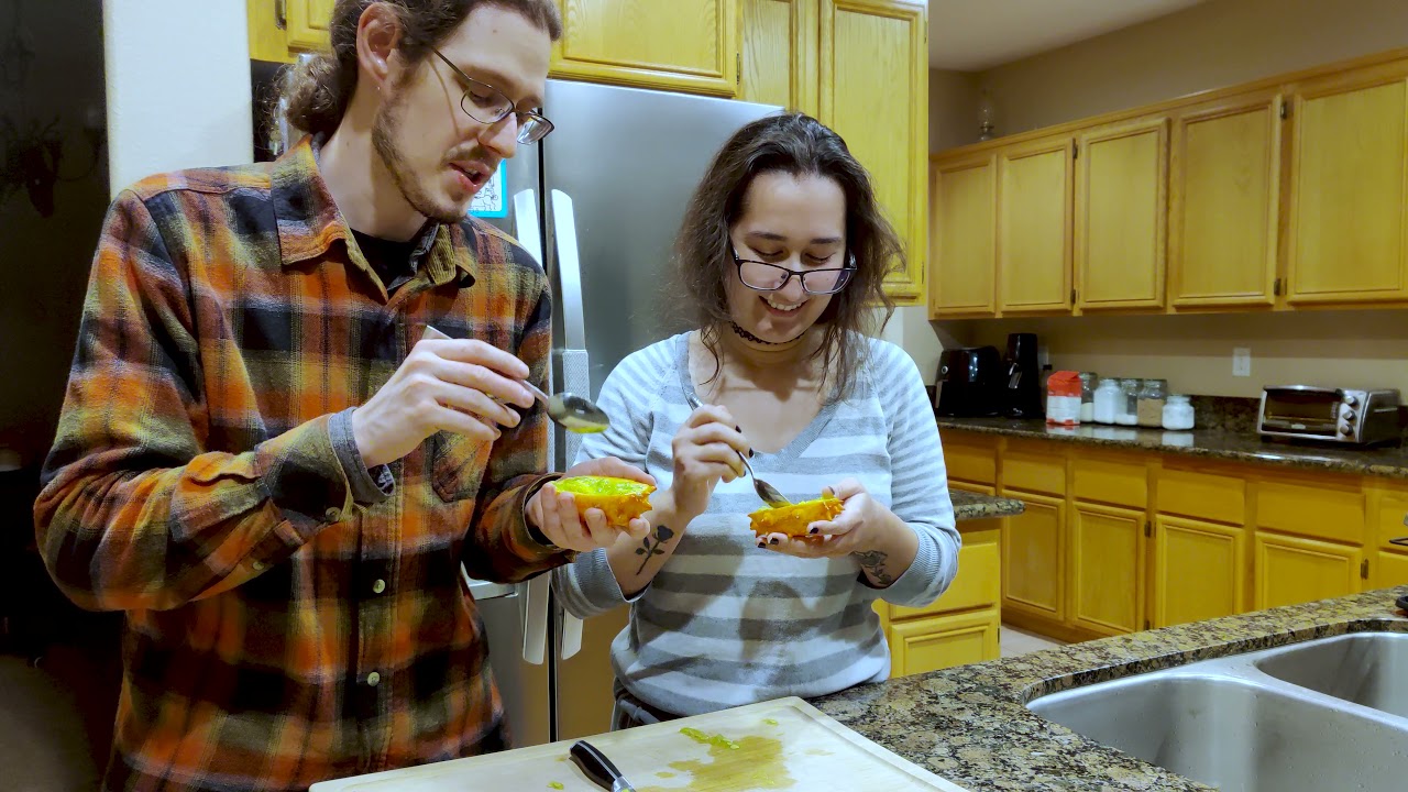 Trying Kiwano Melon (Horned Melon) - Exotic Fruit Tasting