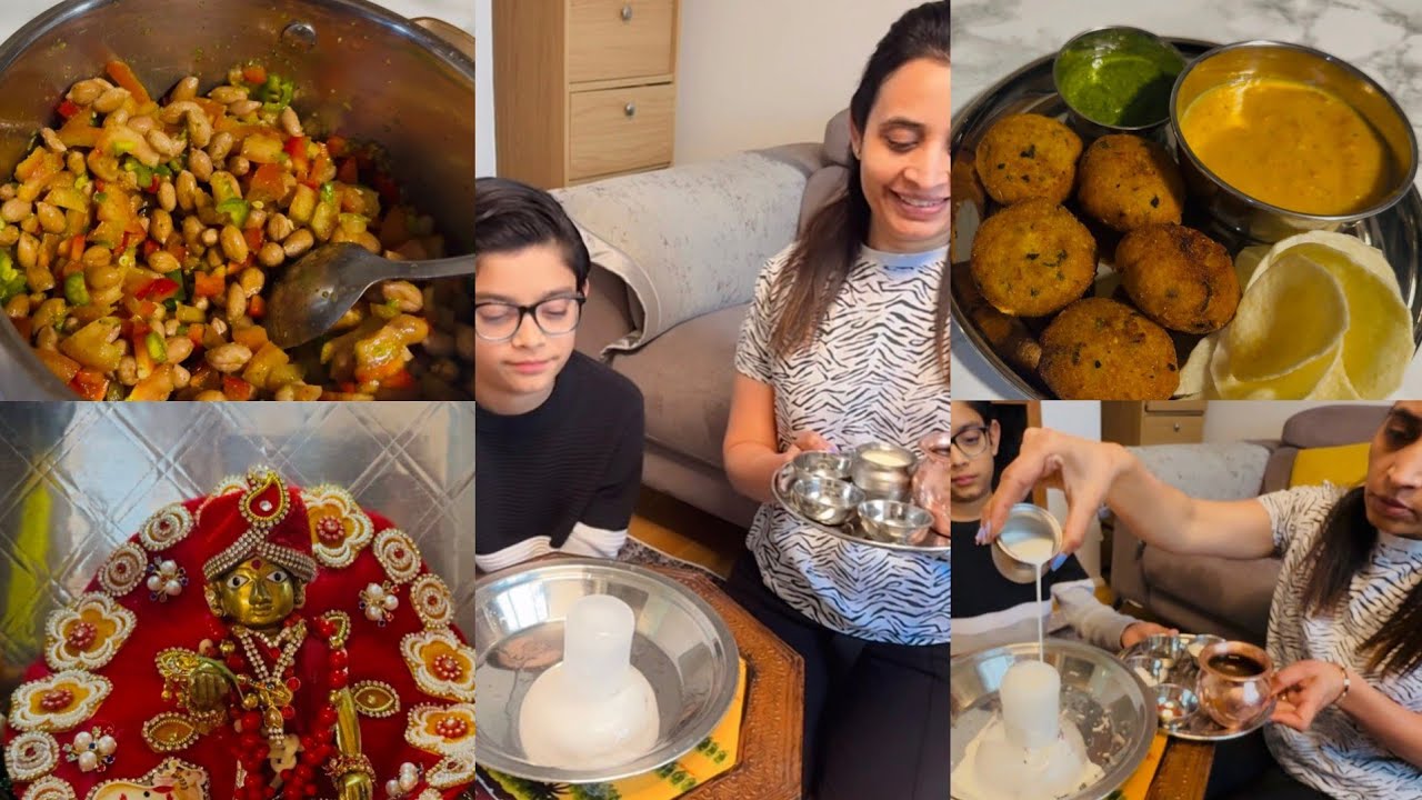 Baraf na shiv ling banavya ane banavi farali patties 