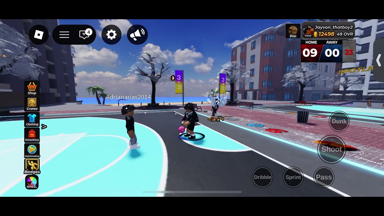 1v1 basketball bro jump like he said jump if u like dih