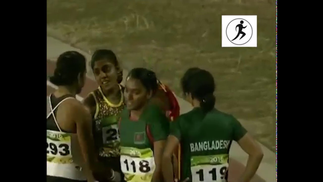 12th South Asian Games - 2016 100m Women's Final