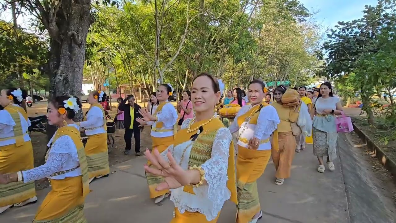 งานบุญงานบวชรำแห่นาค วัดจันทรังษี 28/12/68