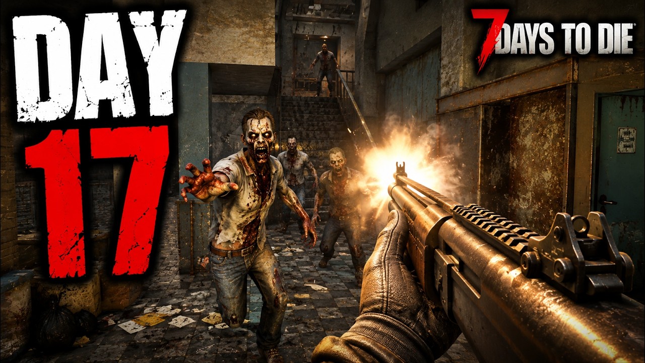 I Took On a Tier 3 Infested Quest! | 7 Days to Die | Day 17