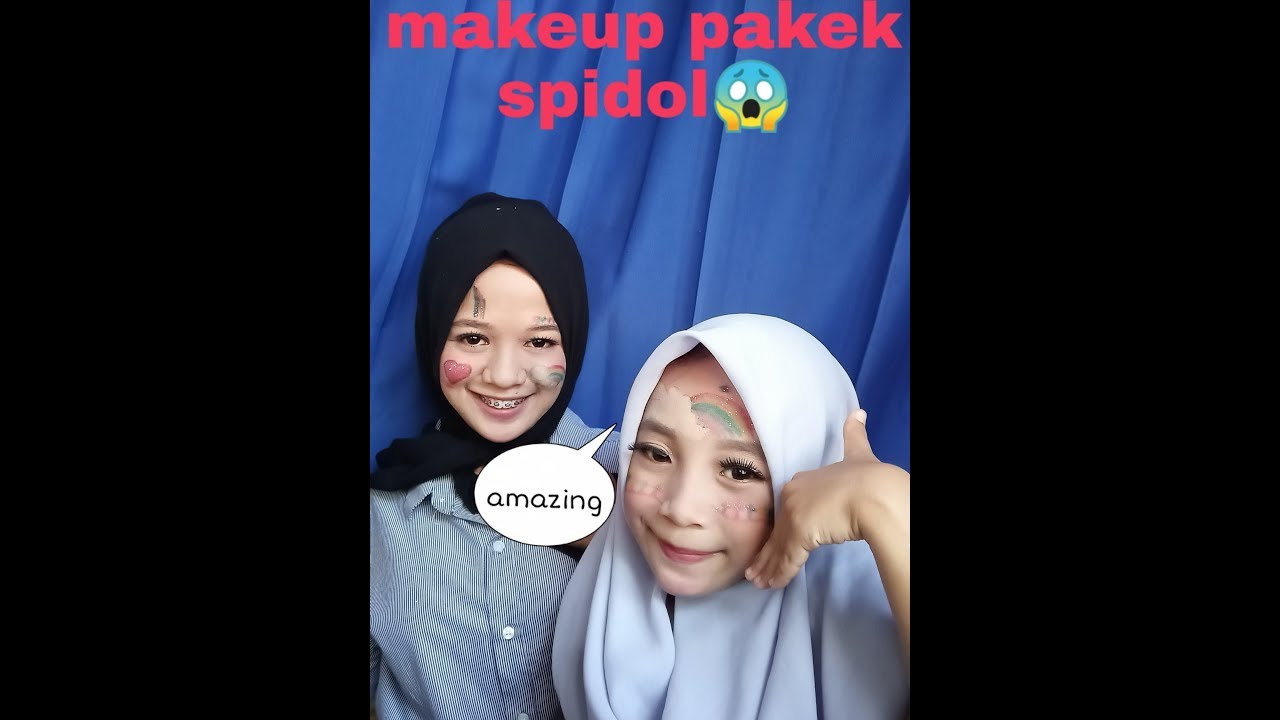 makeup mengunakan spindol😱