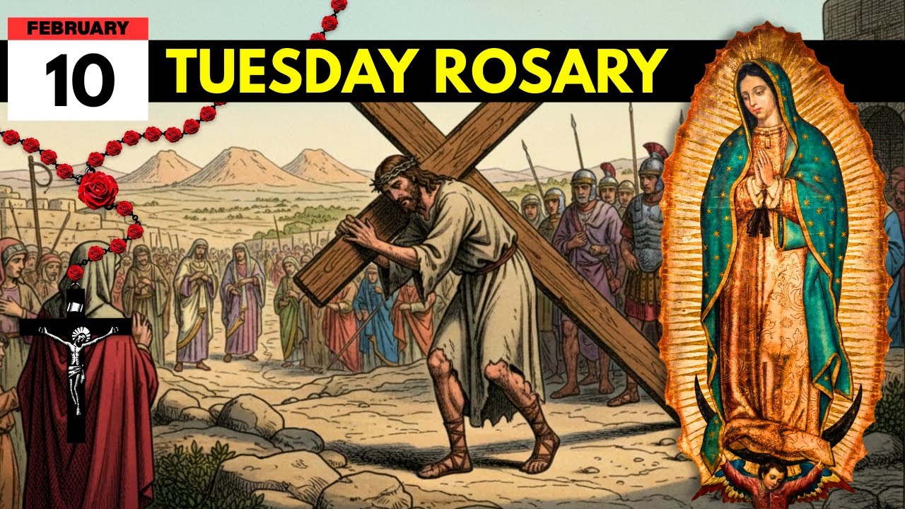 Tuesday Holy Rosary Sorrowful Mysteries February 10, 2026 - Strength In Christ Redemptive Suffering