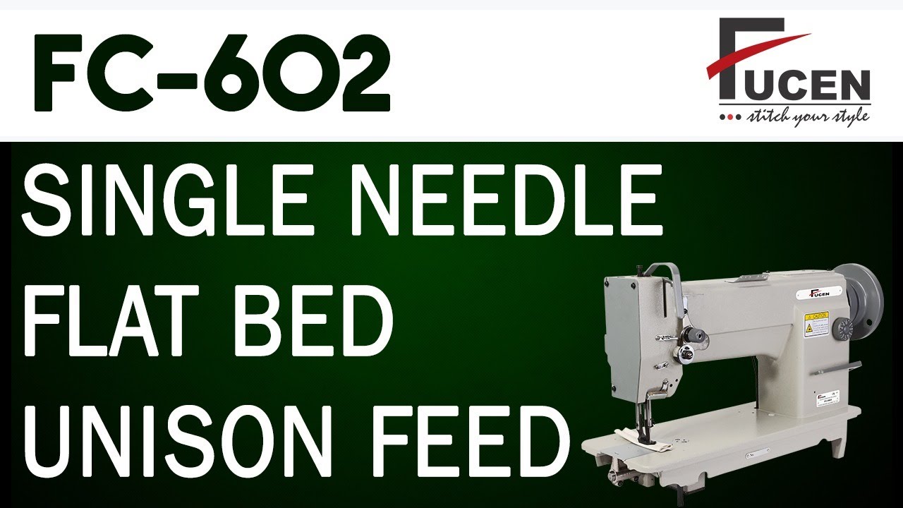 FC-602 | Single needle flat bed sewing machine | Best flatbed machine Fastest single needle machin