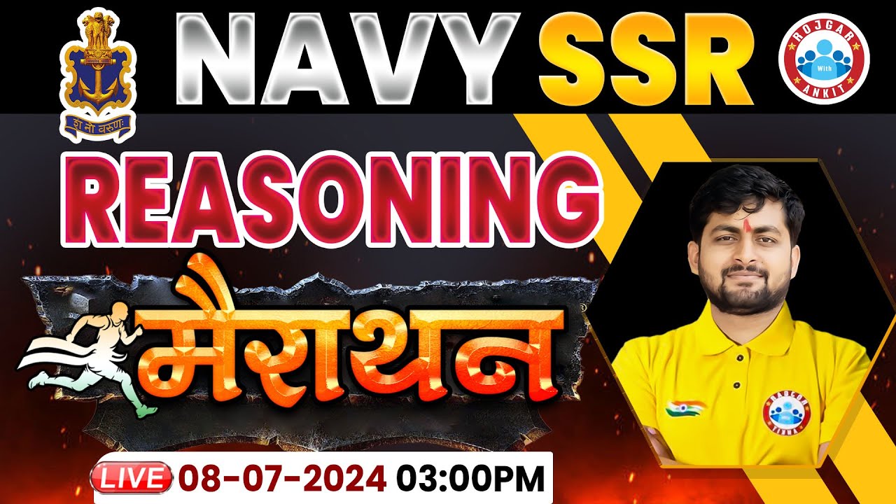 NAVY SSR 2024 | Navy SSR Reasoning Marathon | NAVY SSR Previous Year Questions Paper