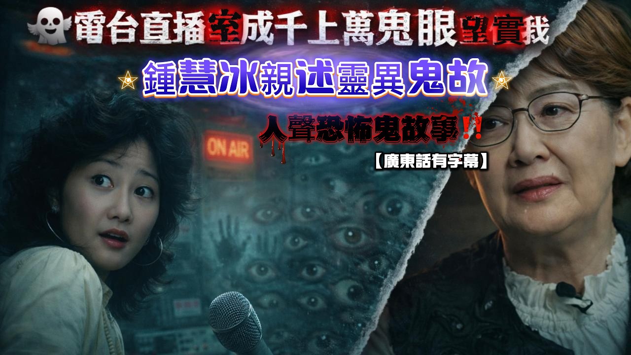【鍾慧冰親述】電台靈異節目做到紅爆！直播室玻璃後千萬鬼眼望實🚨【醫院夜更千祈唔好睇】護士發現腳被拖落枱底&hellip;真相同10年前一樣！🪜新界大廈維修實錄｜電梯鏡照到長髮黑影#香港鬼故事#判頭實錄#新界唐樓