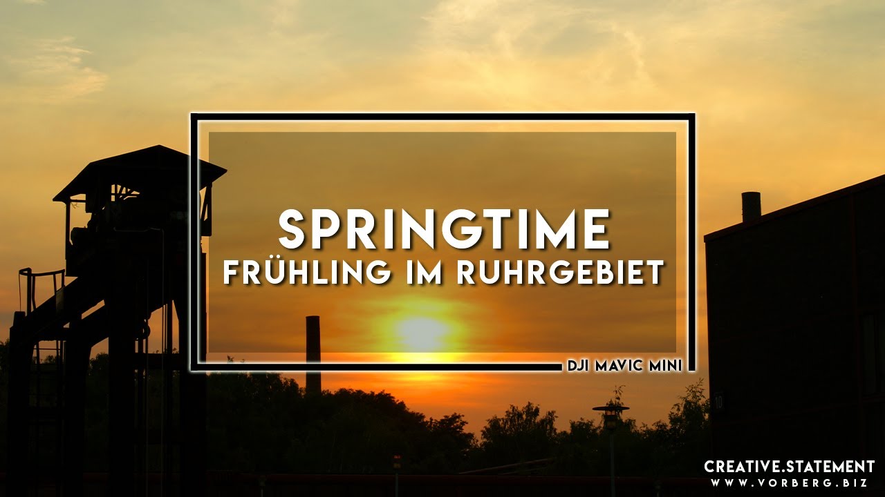 Frühlingsanfang im RUHRGEBIET | SpringTime | DJI Mavic Mini FOOTAGE Drone Shots
