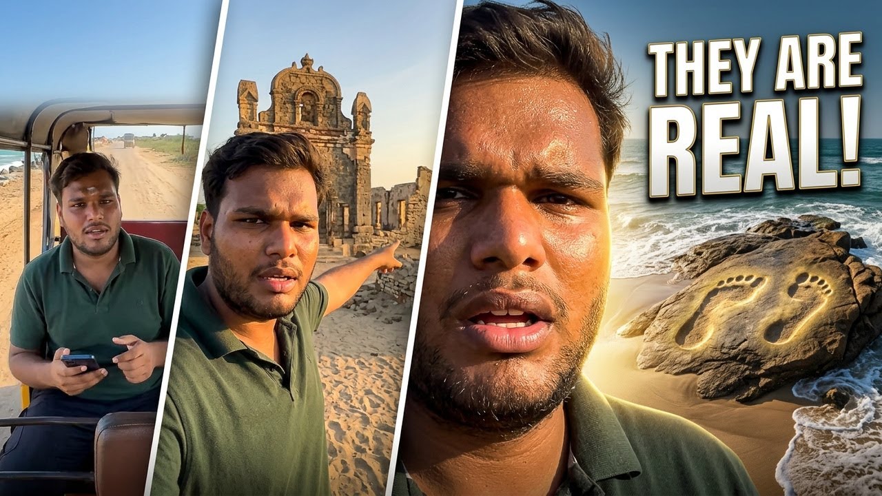Is This Real? Lord Rama's Footprints at Dhanushkodi! 😱