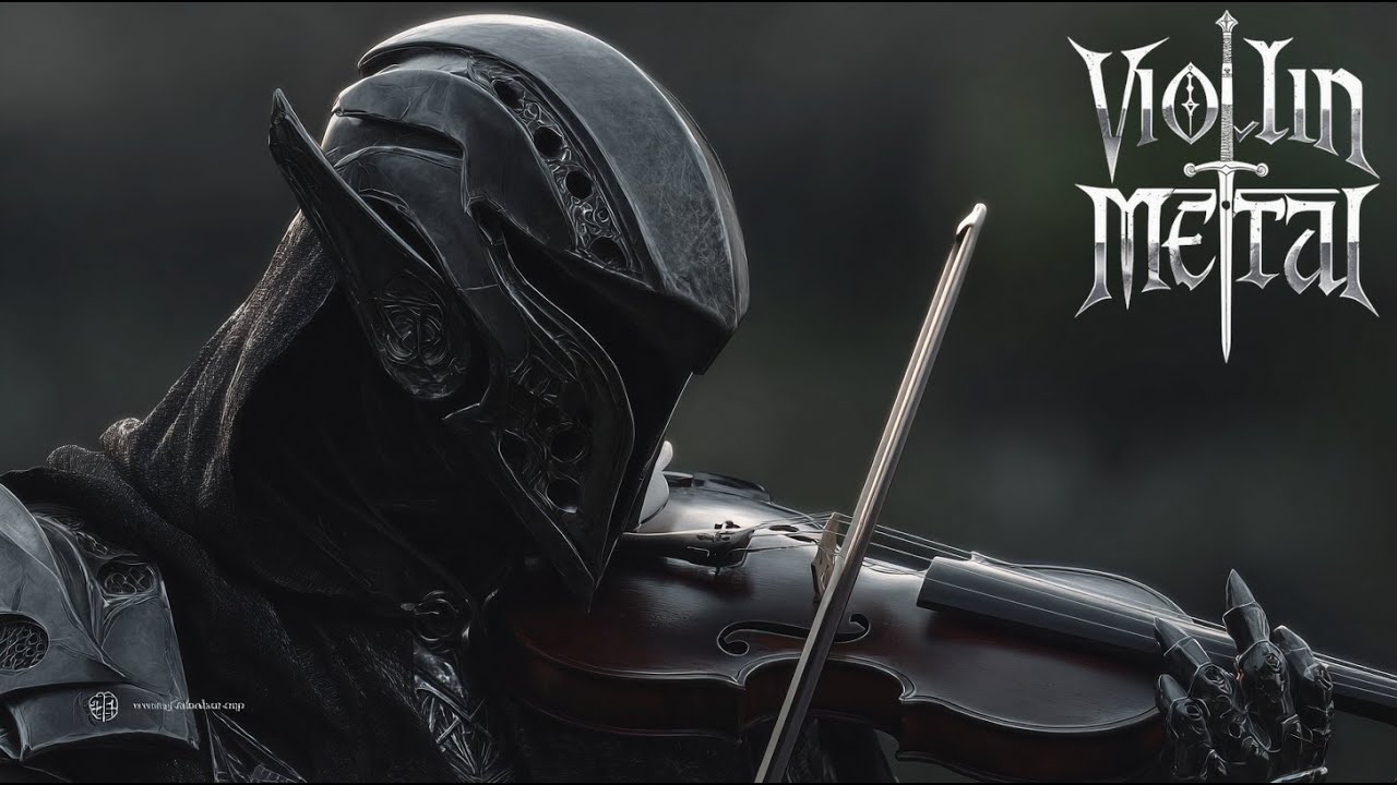 A Violin Melody Written in Metal Lightning Now 🎻⚔️🔥