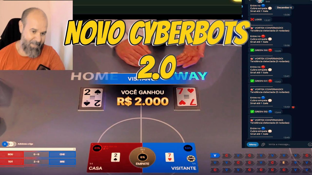 FOOTBALL STUDIO &ndash; NOVO CYBER BOT 2.0 DOMINANDO O MERCADO! INSANO 🔥