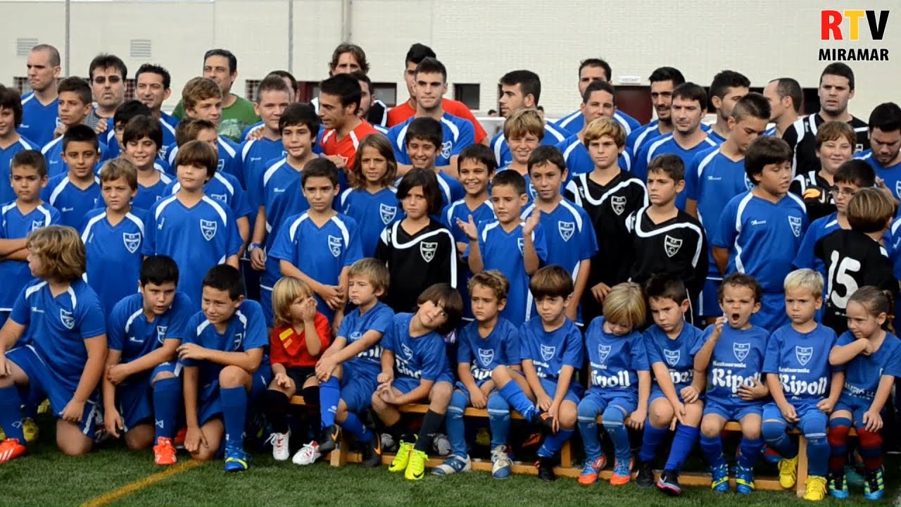 El Club de Futbol Miramar presenta a tots els seus equips