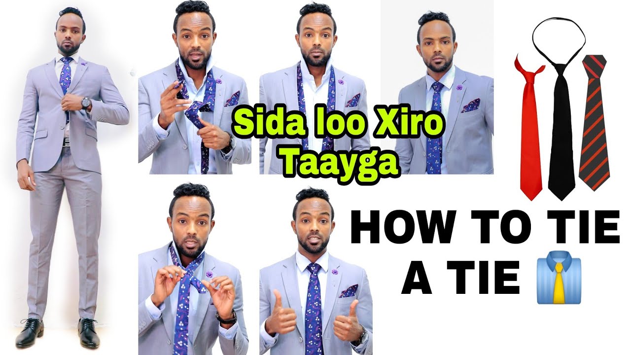 HOW TO TIE A TIE 👔 🤔  SIDA LOO XIRO TAAYGA @bashkabashiir7791