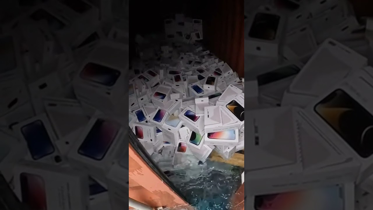 We Found a Shipping Container Floating at Sea&hellip; Full of iPhones
