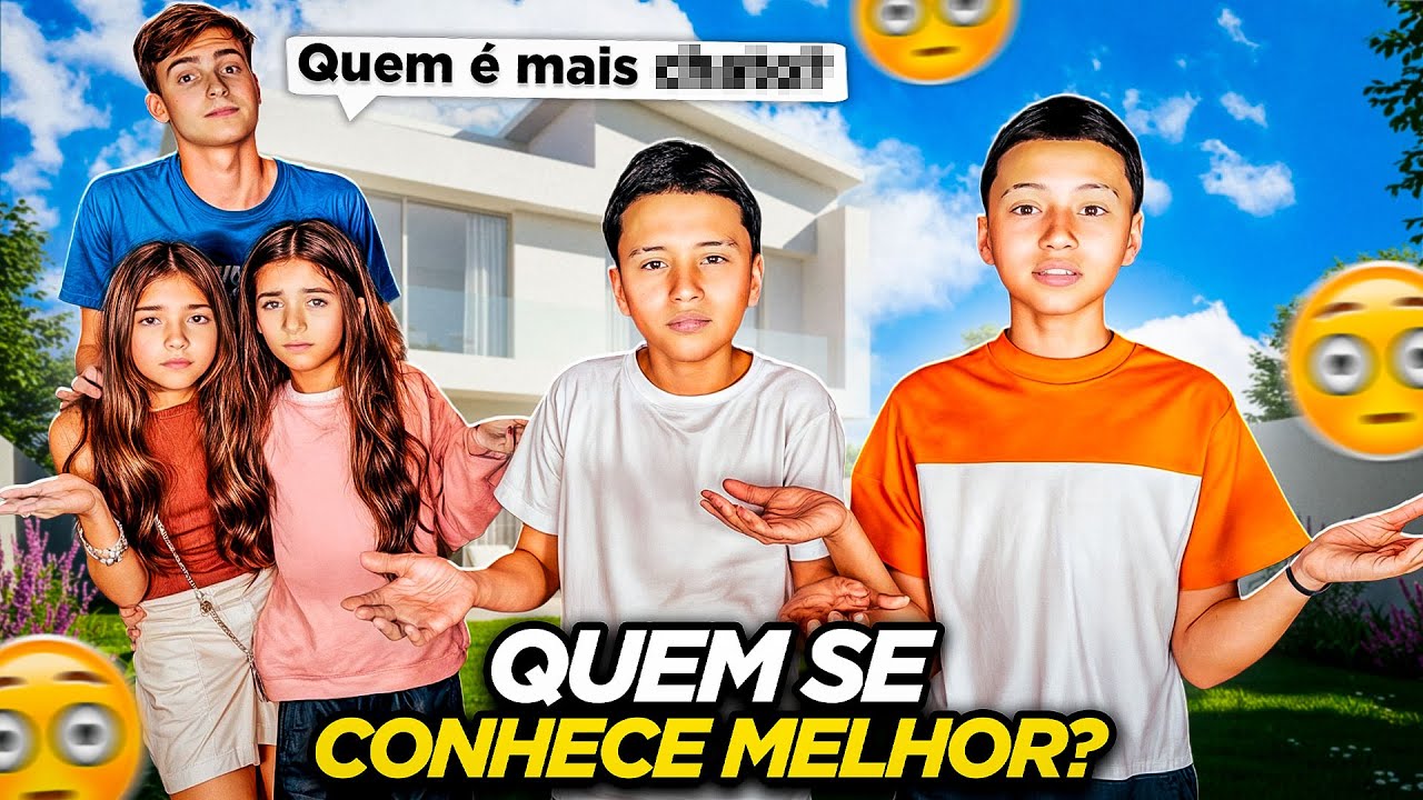 DESAFIO - QUEM SE CONHECE MELHOR? • Vem com a Sophia! •