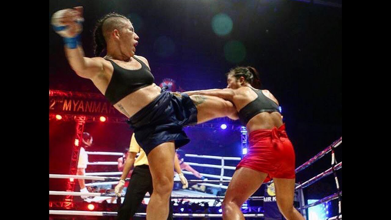 World Lethwei (Burmese Bareknuckle Boxing) Championship Fight I Monica Brenes