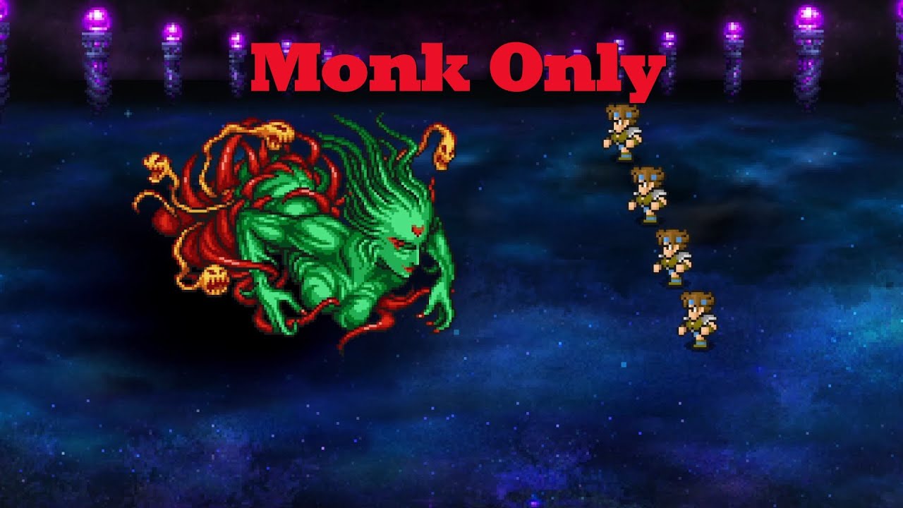 Can you beat Final Fantasy III with only using Monk?