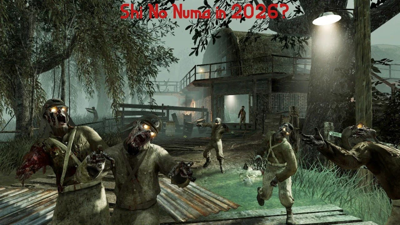 BO1 Zombies Shi No Numa in 2026 with Weapons mod