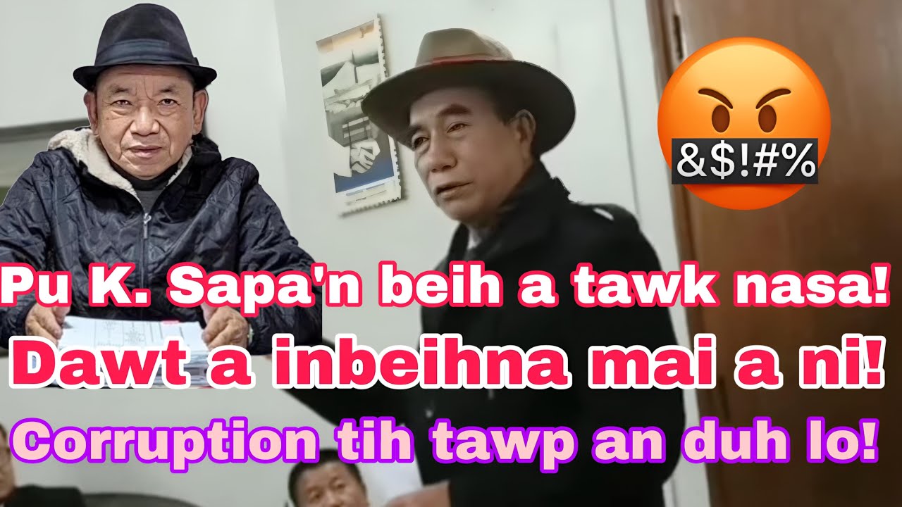 Pu Lalduhoma&rsquo;n Pu K. Sapa thlavang a hauh! Champhai police buaina kal zel&hellip;