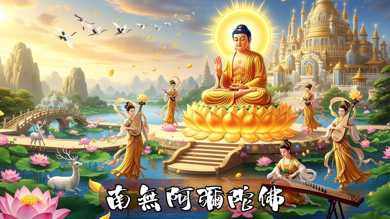 南無阿彌陀佛 Namo Amituo Fo 🌸｜柔和清淨佛號梵音 · 一心稱念佛號 · 安定身心 · 佛光守護 · 遠離煩惱 · 吉祥安穩 · 福德增長 · 心境寧靜