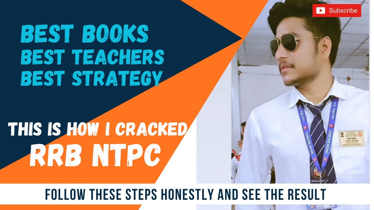 RRB NTPC 🔹Best Books 🔹Teachers🔹Strategy | This is how I cracked RRB NTPC 2019 🔺