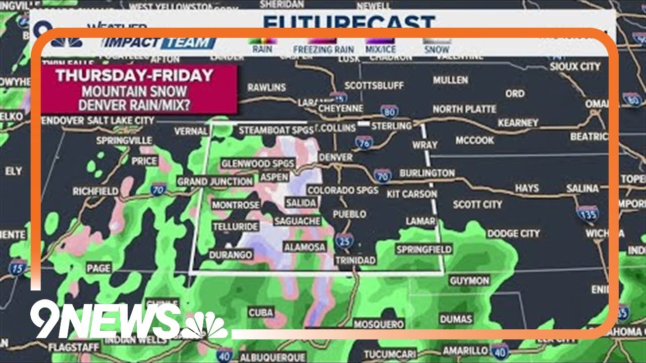 Latest forecast | Denver faces cooldown and potential first snow