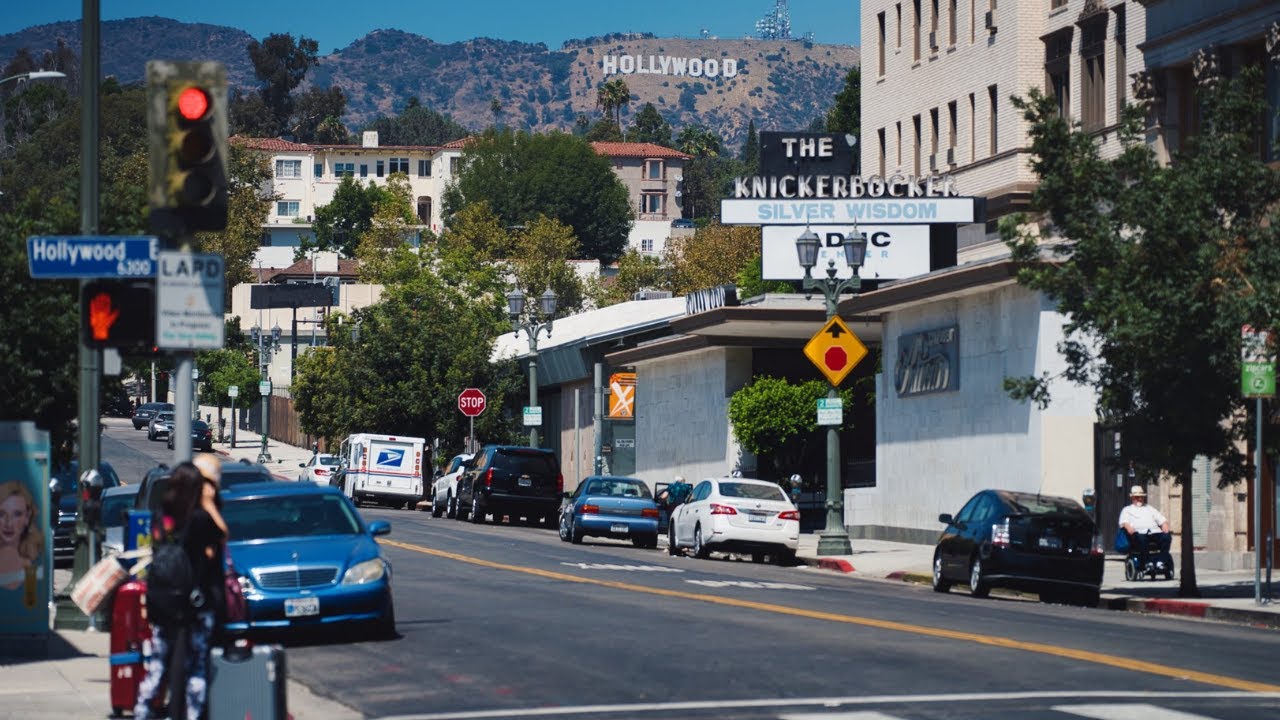 Los Angeles Ambience Sounds | 1 Hour (City Sounds, Traffic, Sound Effects, Hollywood, Wind) 4k